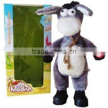 1079586 eletric plush dancing donkey wiht music