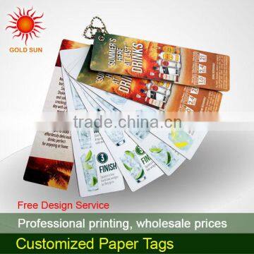 embossed paper tags