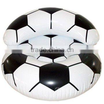 plastic chair with football shape