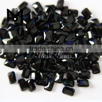 5x7mm Octagon Natural Black Precious Agate Gemstone