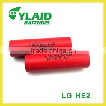 18650 Authentic korea li ion battery LG lithium HE2 30A 2500mAh eleaf mod batteries