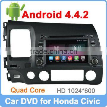 Ownice Pure Android 4.4.2 Quad Core 1.6GHz for honda civic 2006-2011 left dvd Built-in Wifi +16GB Flash