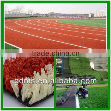 Red Running track grass for oriental plastic floor mats