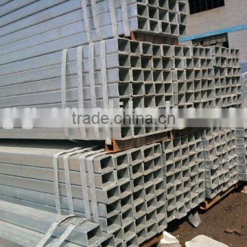 Galvanized rectangular steel tube