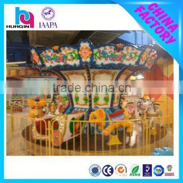 high quality kids carousel mini carousel 6 seats