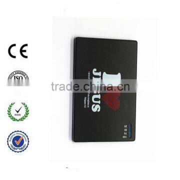 1800mah 4.5mm ultra thin Lithium Polymer Battery credit card size power bank