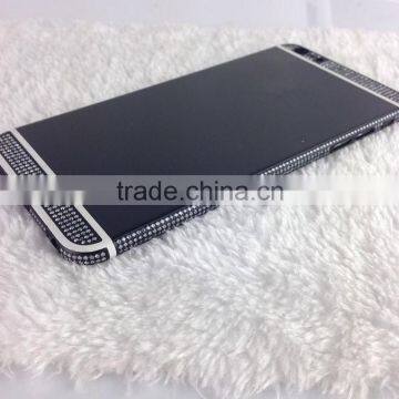 24 kt gold and diamond for iphone 6plus rose gold housing with back cover(New Design)