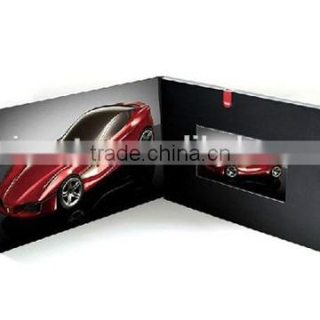 promotional video card 2.8/4.3/5.0/7.0/10.1hot sale LCD video brochure/ video greeting card for business promotional