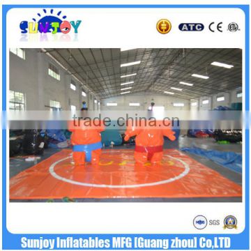 SUNJOY 2016 hot sell inflatable sports games/ sumo suits, sumo wrestling for sale