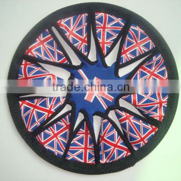 2014 fashionable elastic and durable custom cheap neoprene frisbee