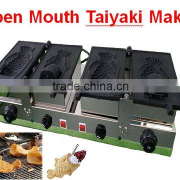 Heavy duty Ice cream taiyaki machine Big fish shaped cake mould for sale