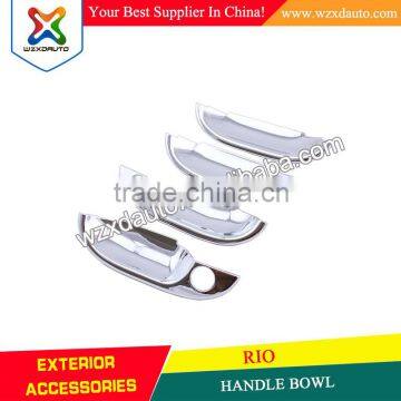 SET BIG ABS CHROME DOOR HANDLE BOWL INSERTS COVER DOOR HANDLE BOWL FOR RIO 2004