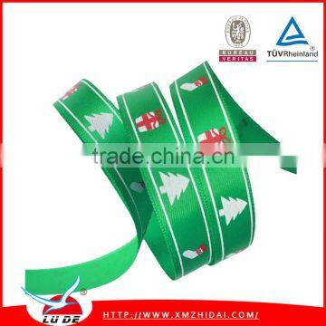 Hotselling Polyester Ribbon With Printing for Decoration, Printed Ribbon for Chrismas photo-2