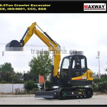 6.2 Ton China Brand Cheap Excavators Price, DOOSAN Hydraulic System, 0.22 M3 Bucket , CE / ISO Certificate, CT65-8A , CT65-8B