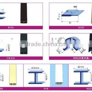 pvc extrusion profile in furniture and corner guard