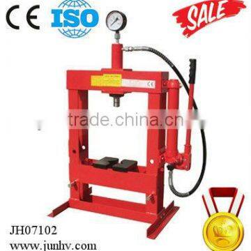 10 ton hydraulic shop press with gauge for sale