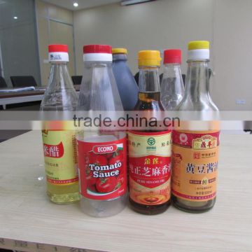 Glass Vinegar BottleCold Glue Paste Labeling Machine with Rice Paste