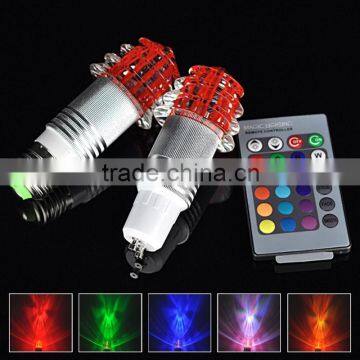 New 16 Colours 3W RGB LED Spot Down Light Lamp Bulb E27 GU10 85-265v