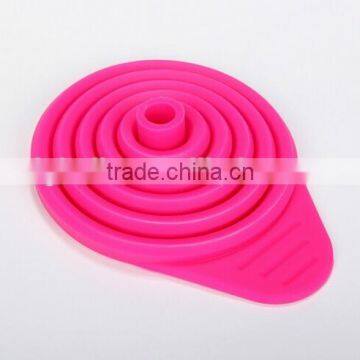 collapsible silicone oil funnel liquid funnel