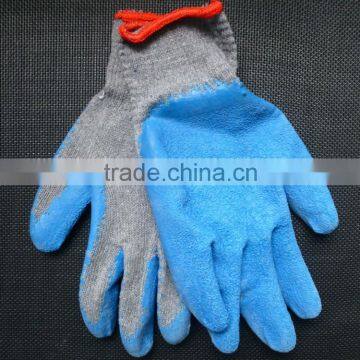 latex palm coated work gloves latex gloves/guantes 0254