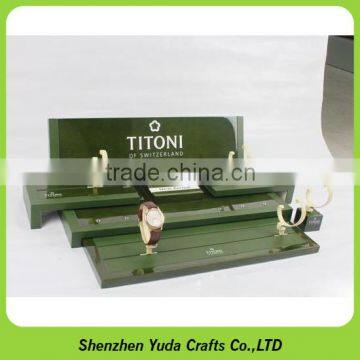 Large Wooden Watch Stand Unit Brand Logo MDF Stand for Watches photo-6