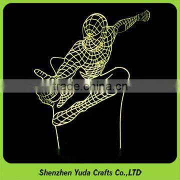 Bespoke Iron Man Spider Man Cartoon Figure Desk Micro USB Lighting Table Lamp photo-6