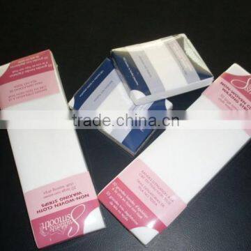 suddenly smooth nonwoven wax strips