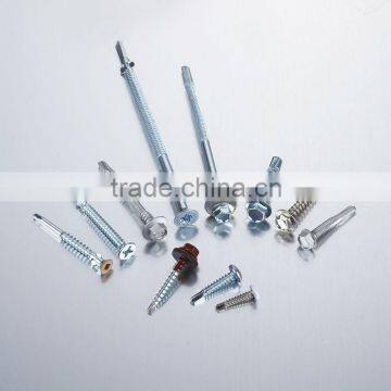 Hex Flange Head Wood Screws Type 17 With PVC Washer Series photo-2