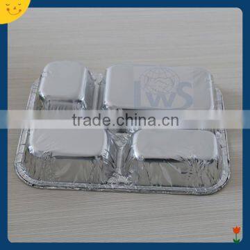 Food Packaging Aluminium Foil Tray Take Away Food Storage Container Restaurant Aluminium Foil Container/box photo-3