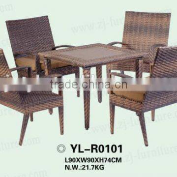 YL-R0101 Rattan table/chair for outdoor/garden funiture