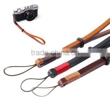 Thin leather hand strap instax mini camera strap