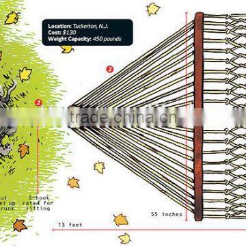 Rainbow Safety System Rope-Style Stansport Polyester Hammock Hanging Straps photo-4