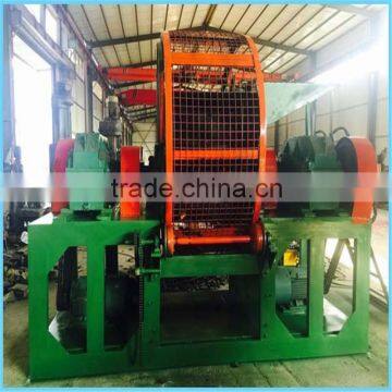 tyre shredder with tire cutting machine