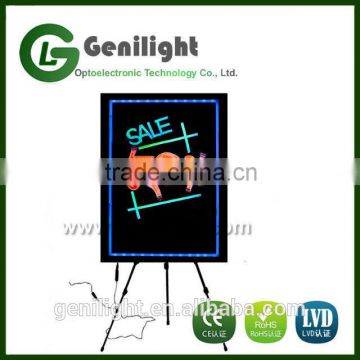 Customized Restaurant Menu Boards Signage Magic and Erased LED Menu Board-60*40cm