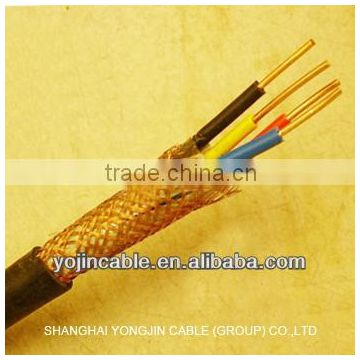 copper conductor PVC insulated copper wire brianding screened control cable