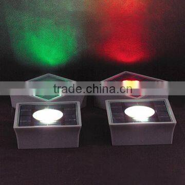 Waterproof outdoor stairs step mounted underground solar led light