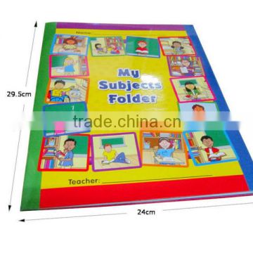 A4 size CMYK Printing paper presentation folder