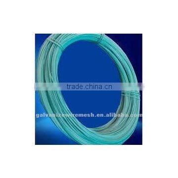 green pvc coated wire