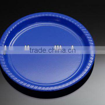 10inch blue plastic disposable plates PS