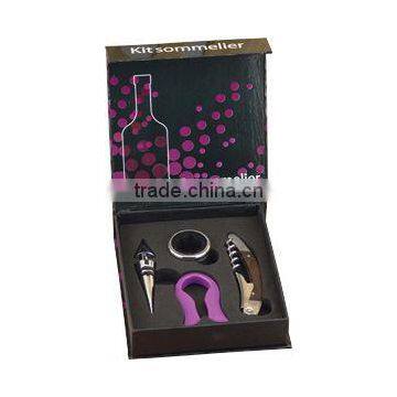 Modern style fashion coloured gift box wine set