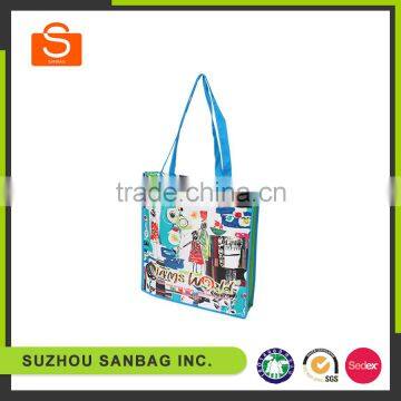 cheap recycled pp woven bag china,pp printed non woven shopping bag