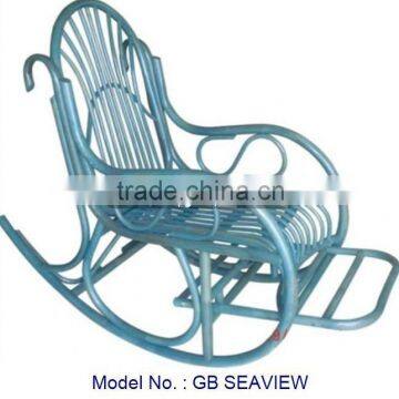 simple design rattan rocking chair home furniture