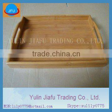 Bamboo tray new item handmade crafts rectangle bamboo serving tray