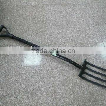 Forged garden fork with steel handle F115DM