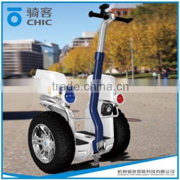 The leisure self balancing electric balance scooter with the handrail