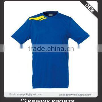 high quality custom handball jersey blue color