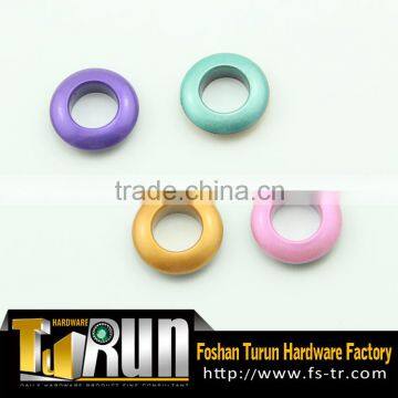 Different size brass eco-friend colorful eyelets shoe hooks