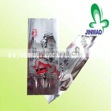 Printed foil package custom tea bag