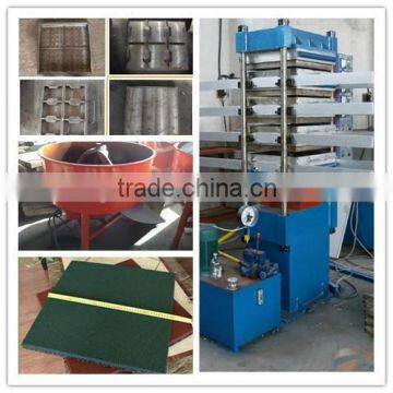 Rubber Tiles Molding Press Machine/powder rubber tiles making machine