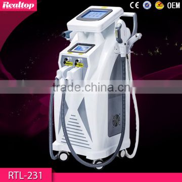 2016 China shr ipl hair removal skin rejuvenation IPL OPT hair removal laser tattoo cleaning cooling RF beauty machine